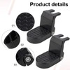 and Lightweight Rear Footrest Pedals for Electric Bikes, Easy to
