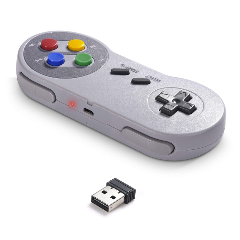 miadore Wireless USB Controller for SNES Emulator, 2 Pack 2.4G