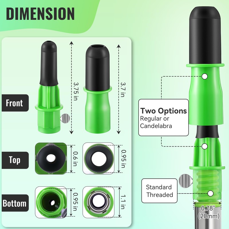 Dreyoo Broken Bulb Changer for High Ceilings, Light Changer for