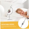 CHILDWEET Adjustable Crystal Ball Holder Stand Metal Sphere Stand Holder