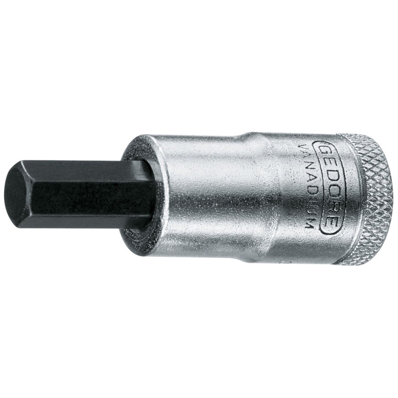 Gedore IN30 6241010 Hexagon Bit Socket, 3/8, 0.2 inches (4