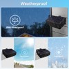 WEILAILIFE Solar Powered Deck Lights for Sign, Outdoor Solar LED