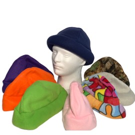 Adult weighted hats in fleece for compression, 2 lbs, washable cap