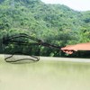 Portable Aluminum Alloy Telescopic Foldng Fishing Landing Net Pole Rubber