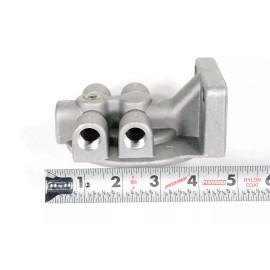 Remote Mount Diesel Fuel Filter Base Top 3/8" NPT Threaded Inlet Outlet 1-12 Spin On Mount