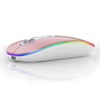 cimetech Led Wireless Mouse for Laptop, Rechargeable Bluetooth Mouse, Ambidextrous