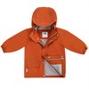 JAN & JUL Waterproof Rain Jacket with Fleece-Lining, Raincoat for Boys and Girls (Terracotta, Size 5T)