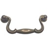 Universal Hardware Vintage Cabinet Brass Handle Drawer Drop Swan Neck