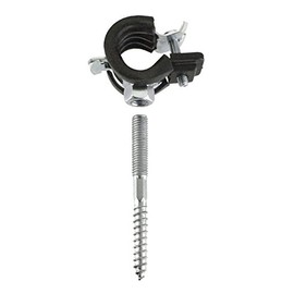CORNAT T562123 Pipe Clamps with Noise Insulation Insert, zinc-Plated, 1" 31-36, 2pcs, Clear, Set of 2 Pieces