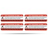 SECYOURITY - GPS Alarm Sticker Car Warning Sticker for Cars