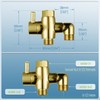 Brass Shower Diverter Valve for Handheld Shower Head and Fixed