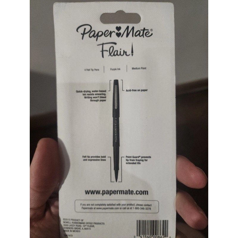 Paper Mate NEW Paper Mate Flair Felt Tip Pens, Medium