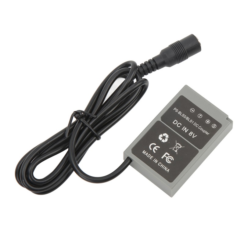 PS BLS5 BLS1 Dummy Battery DC Coupler For Olympus Pen