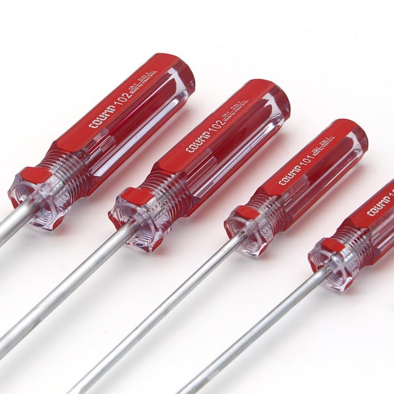 Fongmore 4pcs Square Head Screwdriver Set SQ0 SQ1 SQ2 SQ3