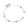 Alex and Ani Floral Crystal Beaded Bangle