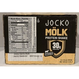 JockoFuel Jocko Molk Vanilla Protein Shake Muscle Builder Exp 3/25/26