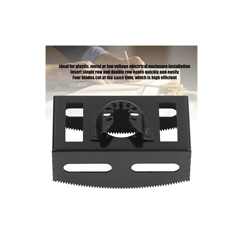 Square Slot Cutter, Electric Wall Outlet Cutter, Multi-Tool Blade Saw,
