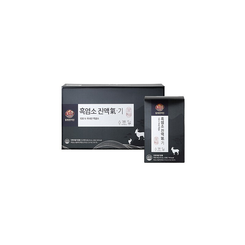 Dongwon Cheonjiin 천지인 (동원)흑염소 진액氣 기(70mL x30포) Cheonjiin (Dongwon) Black