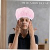 Ipetboom 3 Pcs Reusable Shower Caps for Women Hair Protection