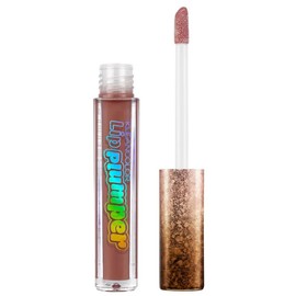 Kleancolor Lip Plumper Gloss - 04 Maple Sugar | Hydrating & Plumping Lip Gloss | Caramel Nude | High-Shine Finish | Smooths Fine Lines | Coconut Scent | 0.1 Fl Oz