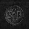 Borussia Dortmund BVB Beanie Logo Black, All Black, Emblem Hat