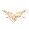 Zerodis 4 stücke Holz Geschnitzte Möbel Appliques Ecke Onlay Applique