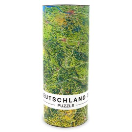 Extragoods Germany Map in 3D, Puzzle with 1000 Pieces, Germany Puzzle 66 x 45 cm
