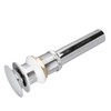 Bathroom Pop Up Drain Control Water Flow Copper Chrome Plating