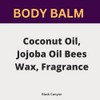 Black Canyon Honey & Apricot Scented Body Balm with Jojoba