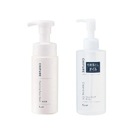 Free shipping + 30% OFF Chihure Foaming Face Wash 180ml + Cleansing Oil 220ml / 무료배송+30% OFF치후레 포밍 페이스 워시 180ml+클렌징 오일 220ml