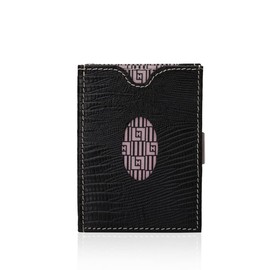 LLHLIULIHUA Minimalist Wallets for Men Slim Credit Card Holder Trifold Wallets-RFID Blocking and Cow Leather Case (Black)