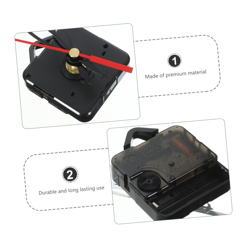 TEHAUX 2Sets DIY Silent Clock Movement Kit of High Torque