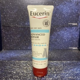 Eucerin Advanced Repair Light Feel Foot Creme Moisturizing Fragrance Free 3 oz