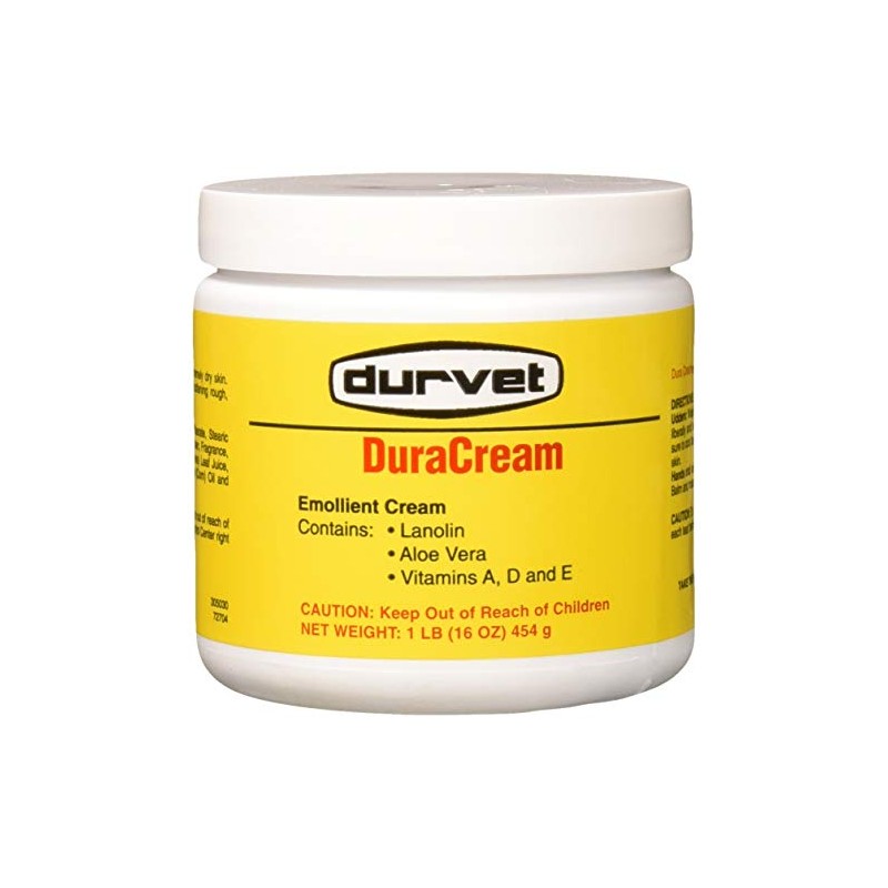 Durvet Duracream Emollient and Barrier Cream, 1 Pound Container