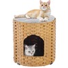 SETVSON Cat House for Indoor Cats, Large Double Cat Houses