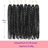 128 Stands Burmese Curly Crochet Hair, Pre-looped Curly Crochet Hair