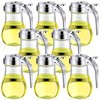 Mimorou 8 Pcs 6 oz Glass Syrup Dispenser with Retracting