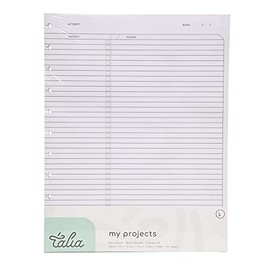 Talia Discbound Notebook Refills (Project Layout, Letter (8.5in x 11in))