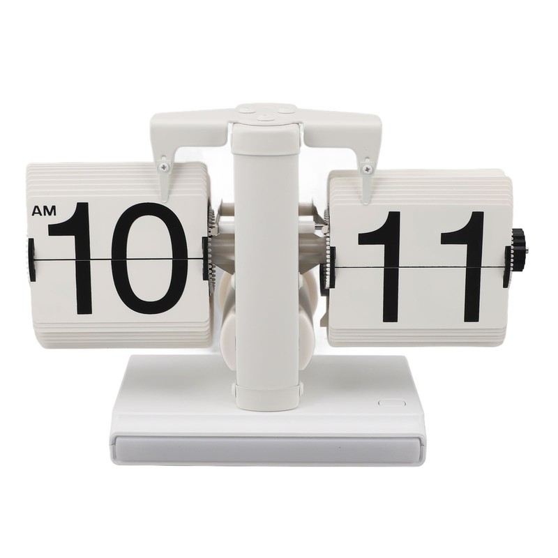 Retro Digital Flip Down Clock Battery Powered Flip Desk Clock