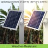 Uogw 3 Pack Solar Panel Charger Compatible with Arlo Pro