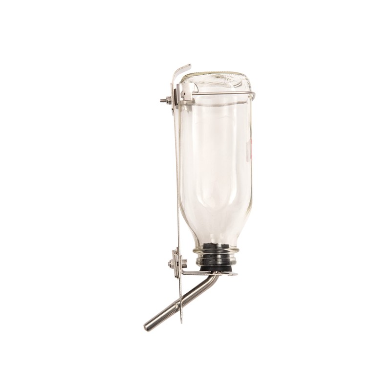 Lixit Heavy Duty Deluxe Glass Water Bottles for Birds, Dogs