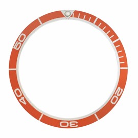 Ewatchparts Alluminum Bezel Insert Compatible With 44mm Casio Mdv-106-1Av Diver 200M Watch Quartz Orange
