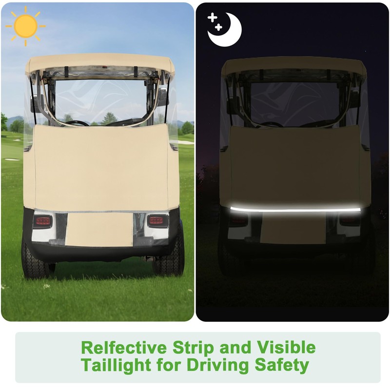 10L0L Golf Cart 2 Passenger Enclosure for EZGO TXT &