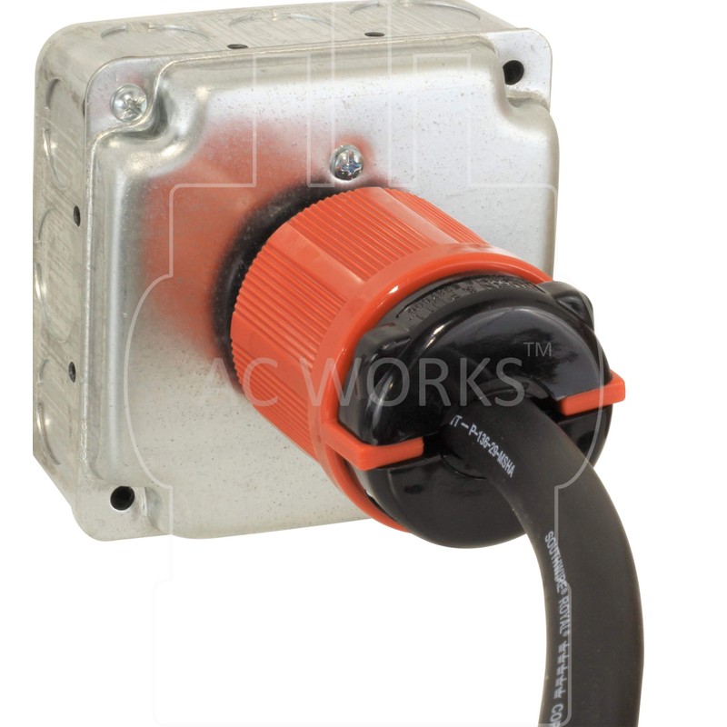 AC WORKS [L1520PR] SOOW 12/4 NEMA L15-20 20A 3-Phase 250V