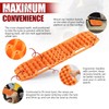BUNKER INDUST Off-Road Traction Boards with Jack Base,Pair Recovery Track