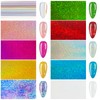 LoveOurHome 30 Sheet Nail Art Foils Flower Marble Holographic Trsnfer