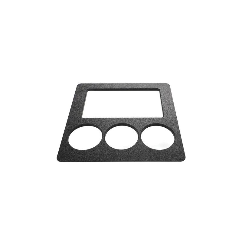 Junomabix 87-89 Black Radio Relocation Double Din Trim Bezel Panel