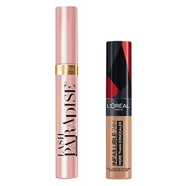 L'OREAL PARIS Kit mascara Lash Paradise Waterproof + corrector infalible tono 329