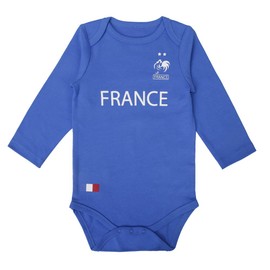 Body de fútbol para recién nacido, para niños y niñas, único, Azul, 6-12 Meses