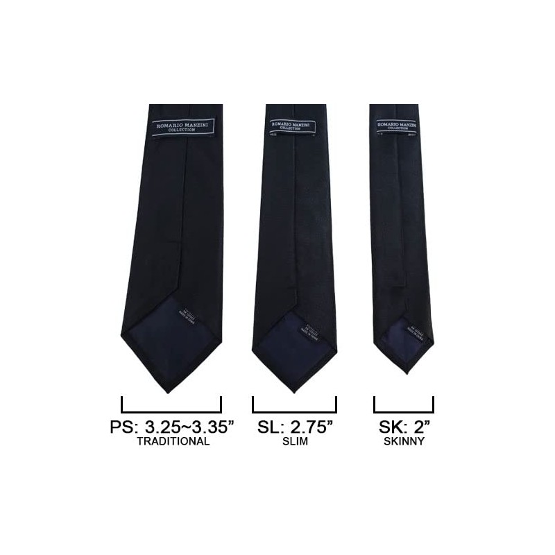 Romario Manzini Solid Standard Men's Necktie (Lavender)